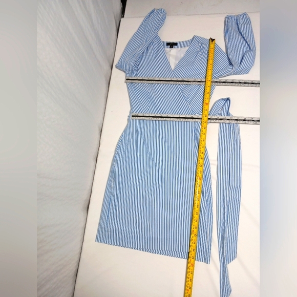 J.Crew Ladies Best Selling Cotton Lined Wrap Around Dress. Size 00. - Picture 5 of 9